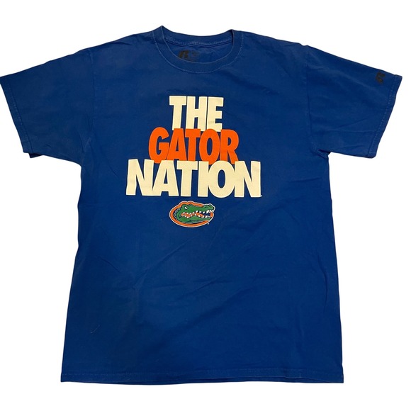 Russell Kemp Other - Russell Athletic The Gator Nation Graphic T-Shirt Short Sleeve Blue Men's Size M
